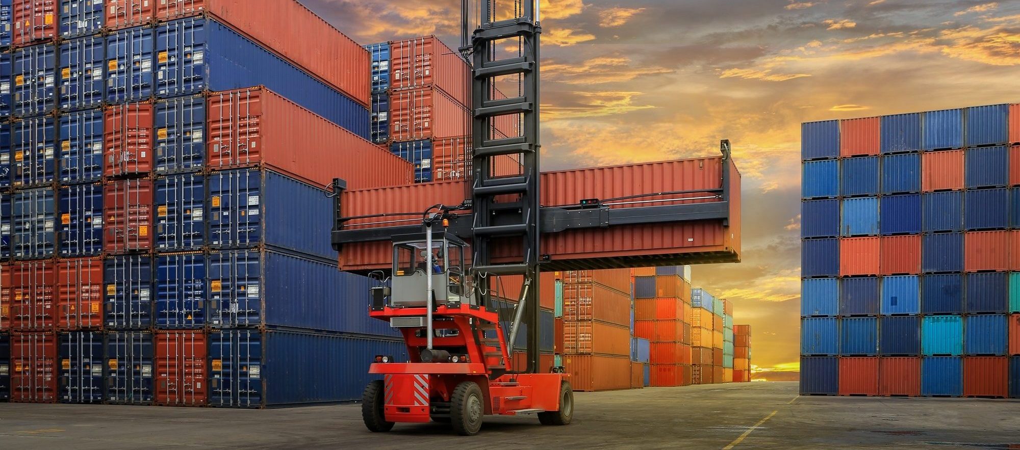 Industrial Container yard for Logistic Import Export business